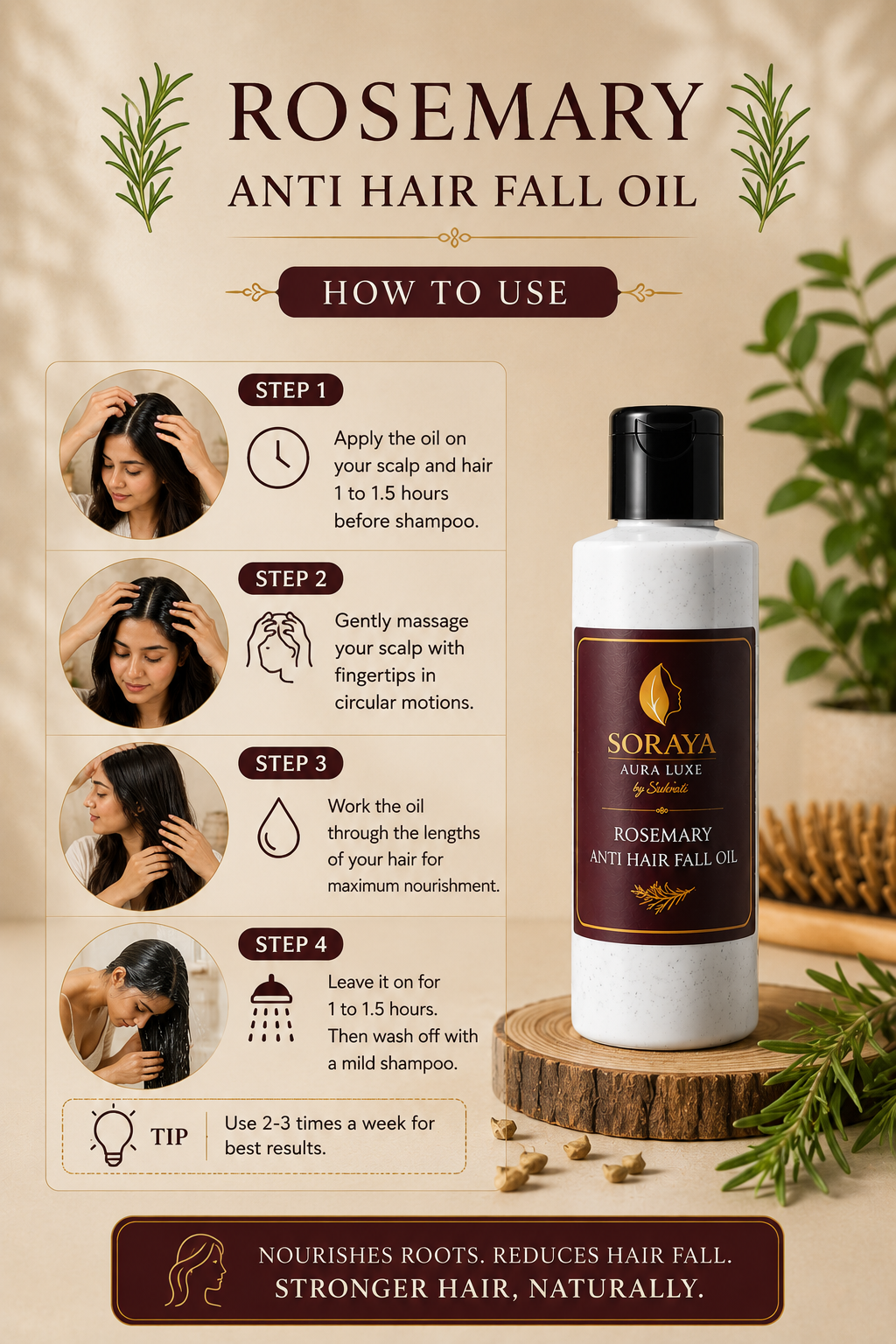 Rosemary Anti Hair Fall Oil | 100ml