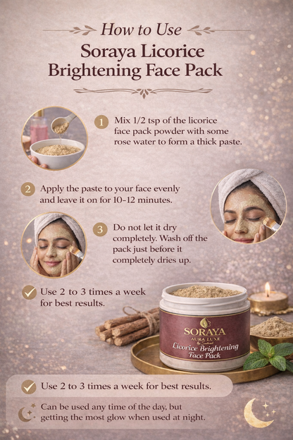 Licorice Brightening Face Pack | 50g