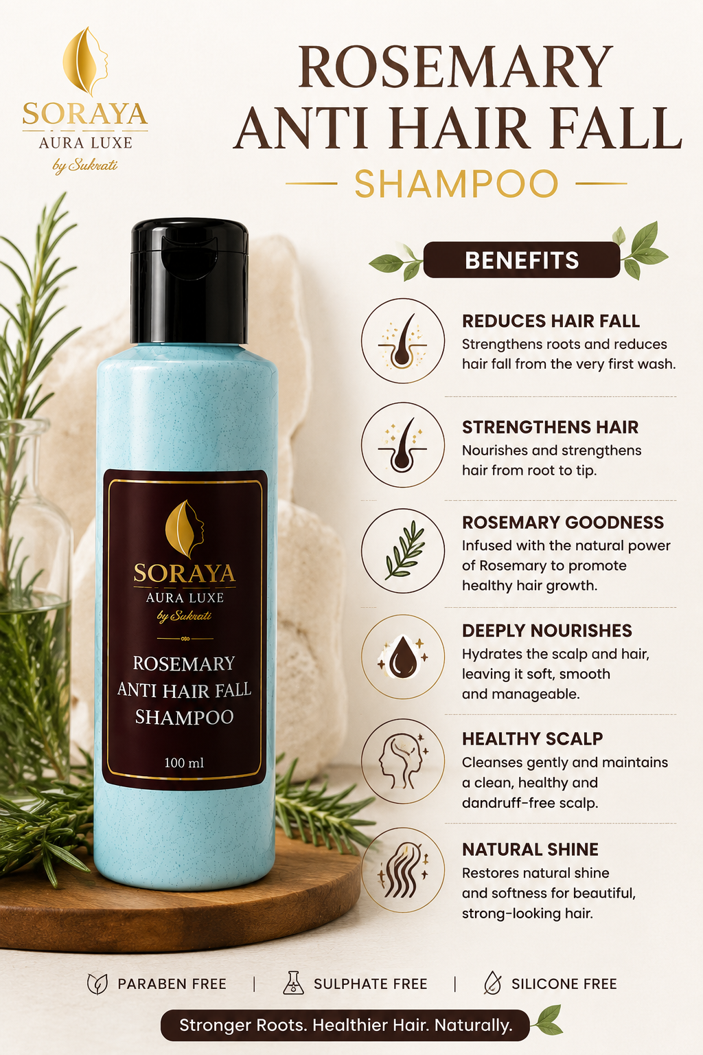 Rosemary Anti Hair Fall Shampoo | 100ml