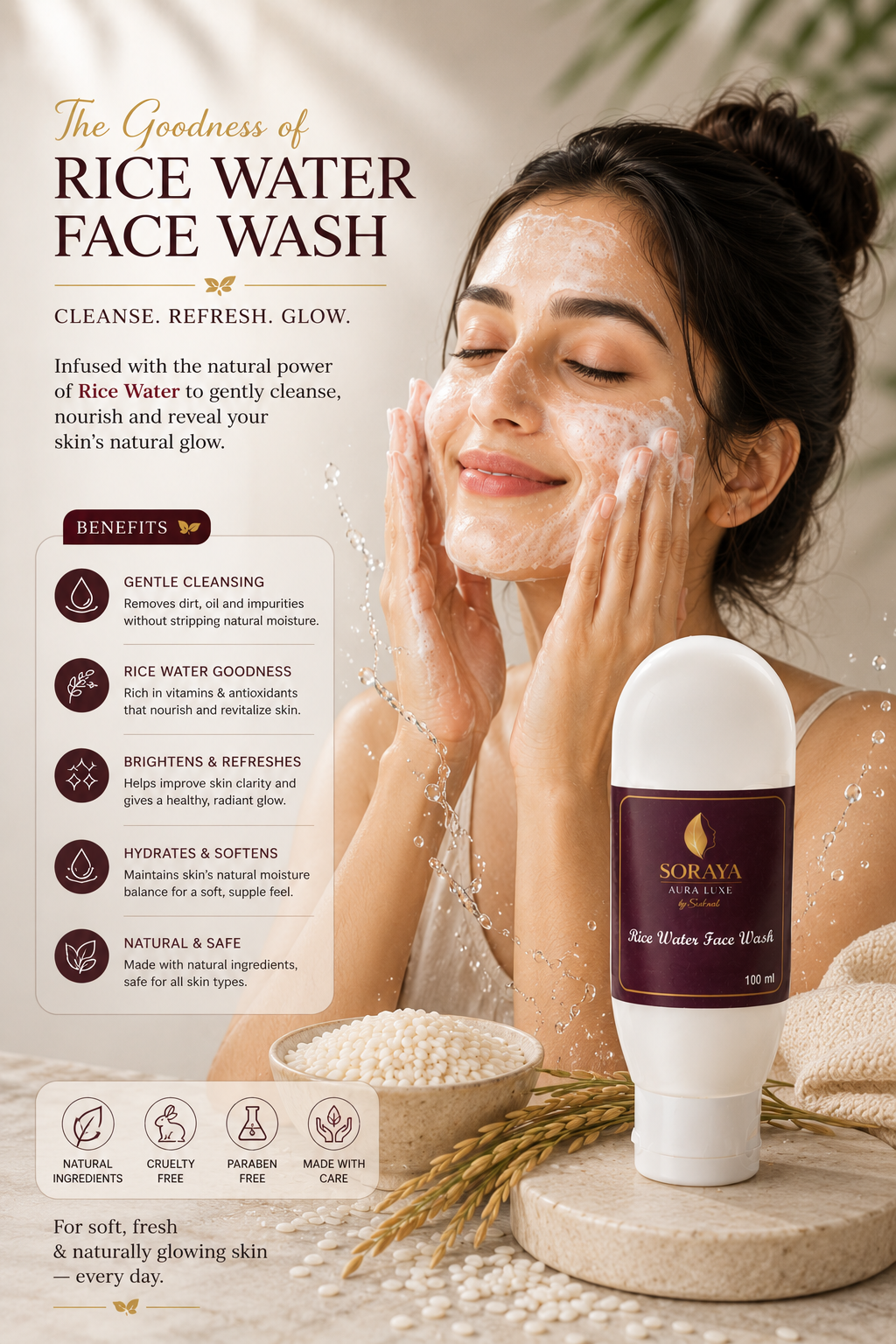 Rice Water Face Wash | 100ml