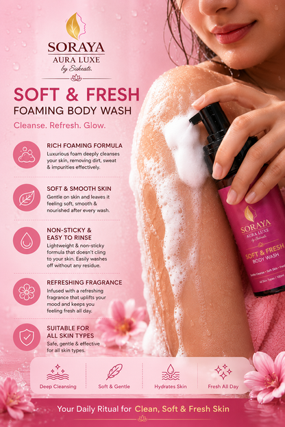Soft & Fresh Foaming Body Wash | 100ml